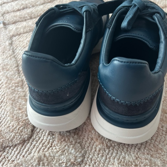 [Clarks] Navy Blue Sneakers Low-Top Lace-Up - Picture 5 of 6